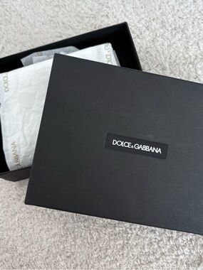 Dolce & Gabbana Black Gift Box with Branded Tissue